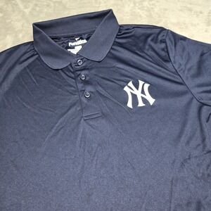 Fanatics New York Yankees Golf Polo Shirt Medium Mens Short Sleeve MLB Baseball